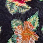 Le Superbe Black Velvet Floral Print Camisole Size 4 NWT Photo 2