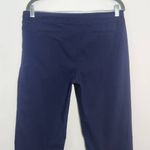 Valerie Stevens  Navy Fitted Ankle Pull-on Pants Size 12 Preppy Navy Ankle Pants Photo 4