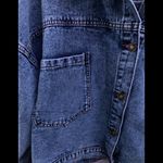 SheIn Double Pocket Button Front Denim Jacket Photo 7