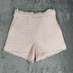 Elie Tahari Shorts Womens 8 Pink Tweed Fringe Hem Modern Chic Preppy Elle Woods Photo 1