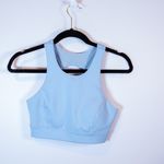 Lovewave Women's Blaire Racerback Cut Out Scoop Neck Sports Bra Dream Blue Small Photo 0