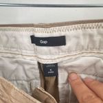 Gap  Women's Flat Front Straight Ankle Pants‎ Classic Khaki Medium Wash Size 4 Photo 1