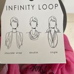 collectioneighteen women’s pink Valentines hearts infinity loop scarf OS NWT Photo 4