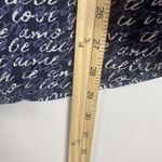 CAbi  Womens Top Medium Te Amo Printed Long Balloon Sleeve Blouse Feminine‎ Photo 9