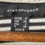 Atmosphere  Tank Women's Soft Casual Layer 6 White/Black Stripes Photo 2