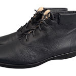 Vintage Ros Hommerson Women's Navy Leather Lace Photo 0