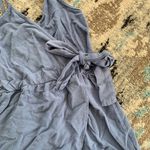 See You Monday Los Angeles Blue Tie Front Romper! Photo 2
