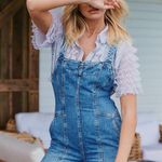 Free People Kendra Denim Jumpsuit XS Photo 0