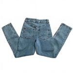 ASOS High Waist Slim Straight Leg Mom Jeans Pants Mid Blue Denim GUC Size 25 Photo 5