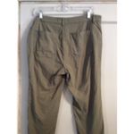 Lila Ryan Linen Blend Green Cropped Pants  10 Martina Straight Capri Photo 4