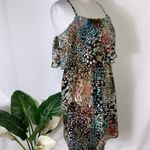 Urban Outfitters Modern Love  Multicolor Spaghetti Strap Overlay Dress S Photo 5