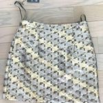 Revolve NBD, .com sequin mini skirt, Gold Silver Glitter Photo 0