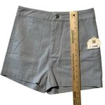 Altar'd State Women's M Blue Chino High Rise Shorts Casual Classic Cotton Summer Photo 7