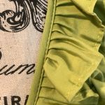 Max and Cleo Chartreuse Green Ruffle Cap Sleeve Dress Women’s Size 8 Medium Photo 5