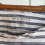 Old Navy ⭐️  blue & white striped shirt 3/4 sleeves size XS Photo 1