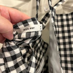Mod Ref Gingham‎ Overall Jumpsuit size Medium Black Photo 4