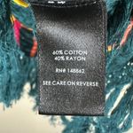 Torrid  Crochet Sweater Womens 1X Multicolor Crochet Fringe Pullover Indie Hippie Photo 6