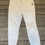 Silver Jeans Most Wanted White Crop Jeans W33 L27 Photo 0