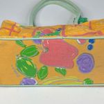 Sally Huss Fruit Print Tote Bag Yellow Photo 2