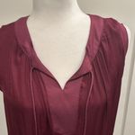 Stitch Fix NWT  Sweet Grey Mixed Material Top Sz M Photo 2