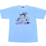 Tultex Vintage 90s Betty Boop Bowling Checkered Pink T-shirt Photo 0