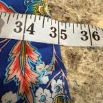 Blue and Yellow V Neck Sleeveless Sundress Size 10 Photo 3