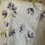 NWT Hyacinth House Floral Puff Sleeve Baby Doll Top White Size M Photo 6