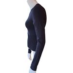 Babaton Sculpt Knit Empire Longsleeve Black Top (S) Photo 4