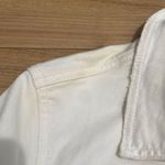 Garage white denim jacket size large Photo 3