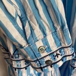 Hatley|Striped Long Sleeve Tiered Dress sz small Blue Photo 5