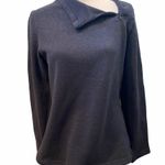 Eastern Mountain Sports  EMS Size Large Side Neck Zip Mock Neck Sweater. Photo 0