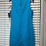 Crown & Ivy  Vibrant Blue Textured Dress Photo 2