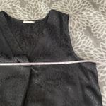 Leopard Print Sleeveless Satin Blouse Small Black Corporate Chic Officecore Top Photo 5