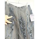 Prada $16k Black Navy Beaded Embellished Pleated Skirt Size 40 New w Flaw Photo 3