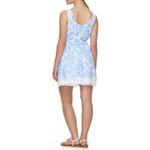 Disney Alice in Wonderland Colleen Atwood Blue Floral Mini Dainty‎ Dress Large Photo 1