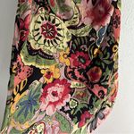 Free People  Gaia One Shoulder Floral Mini Dress Made in USA Sz 8 Photo 3