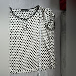 ZARA Pretty polka dot top🖤🤍🖤 Photo 6