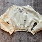 Nike Cropped V-Neck Phoenix Fleece Sweatshirt Photo 0
