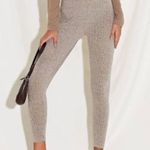 SheIn Khaki Nude Ribbed Leggings Large Photo 0