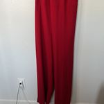 Bebe NWT Red Halter Ruffle Neck Jumpsuit sz 3x Photo 5