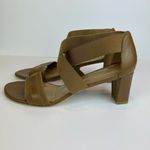 Stuart Weitzman Heeled Sandals 10 Midexter Stretch Strappy Chunky Leather Photo 3
