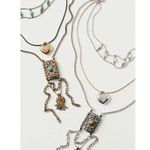 Free People  For What It's Worth Layered Necklace Silver NWT Bohemian Fringe Boho Photo 11