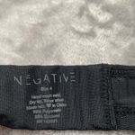 Negative Underwear Sieve Non Wire Bra Size 4 Black Micromesh Bralette Sheer Photo 2