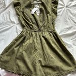 American Eagle  Olive Green Romper small nwt Photo 1
