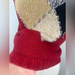 Arizona Jeans Vintage Women Turtleneck Crochet Knit Vest Argyle Academia Preppy Photo 4