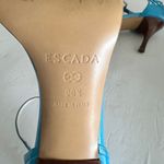 Escada 8 blue open toe strap Y2K Sandal Italy Photo 8