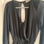 Show Me Your Mumu  Women's Black Long Sleeve Romper Size XS Photo 5