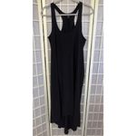 Athleta  Presidio Traveler Black High Lo Lagenlook Minimalist Relaxed Dress Small Photo 1