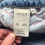 Alice + Olivia Amazing High Rise Girlfriend Slim Jean Best Intentions Size 24 Photo 3