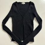 superdown Sierra Knit Top Ribbed Black size small Photo 4